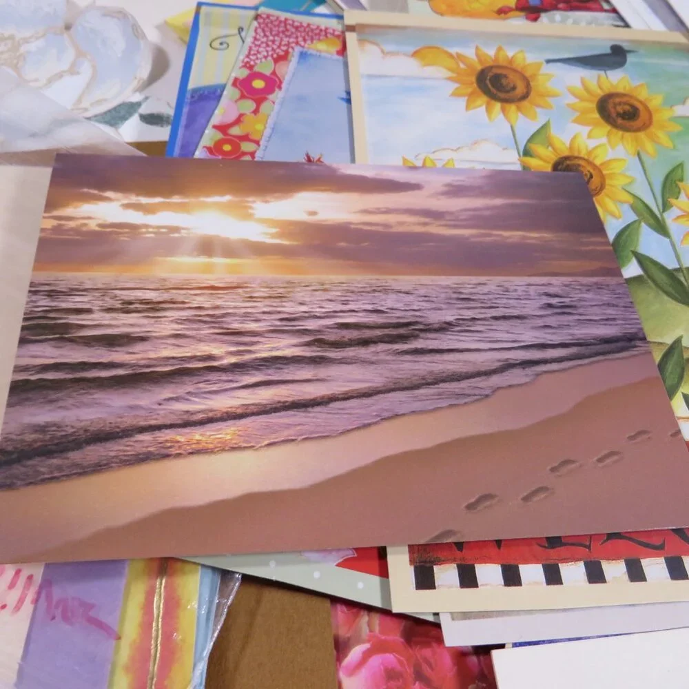 Greeting Cards (Used) and other Craft Items MIXTURE (all seasons but winter)